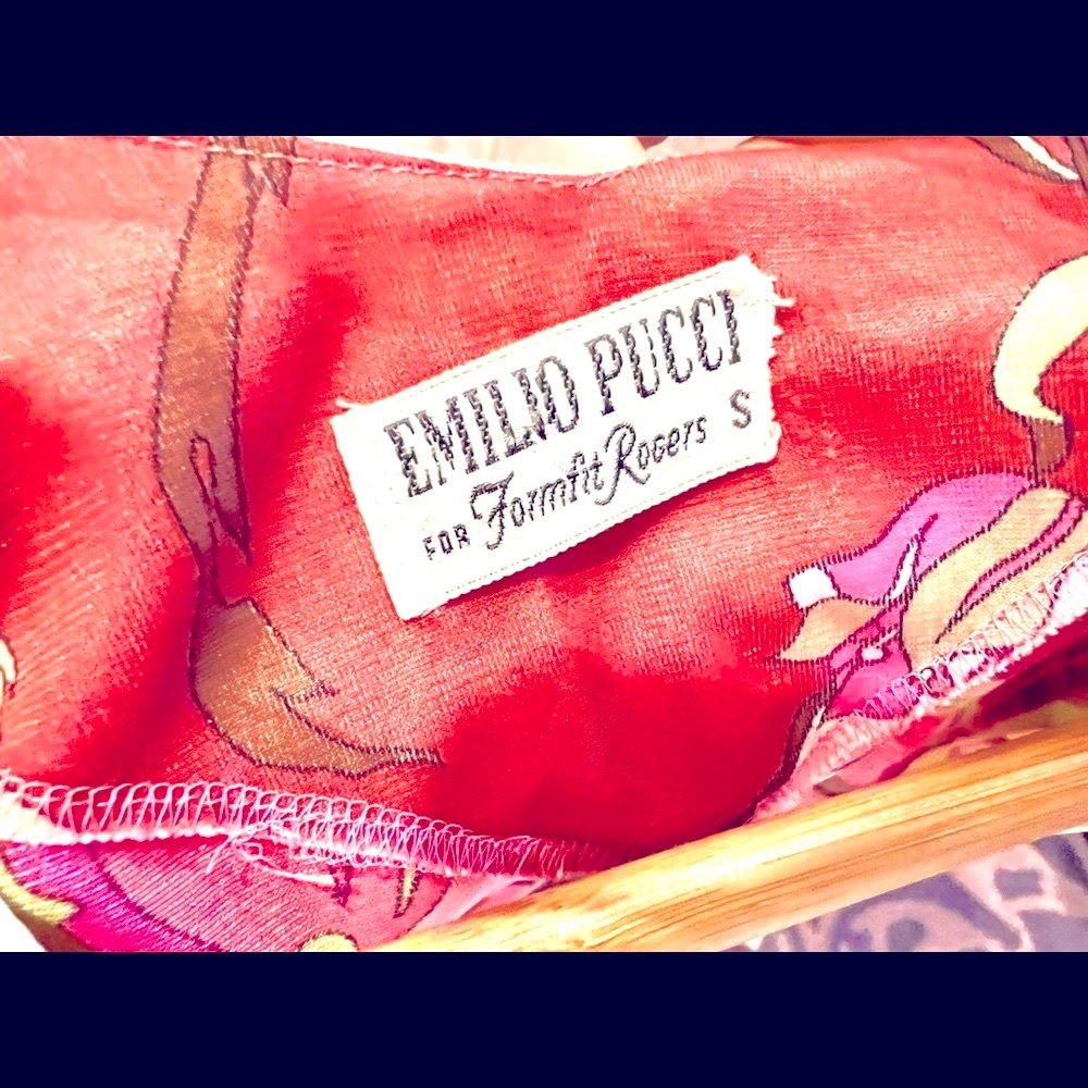 💐VINTAGE EMILIO PUCCI EPFR HOST PICK 1960s Caftan S - Picture 7 of 8